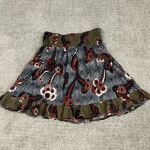 Anthropologie LET ME BE Belted Skirt Womens Small A-Line Cotton Mini Boho Lined thumbnail 7