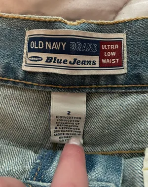 Old Navy VINTAGE Y2K Denim Skirt thumbnail 4