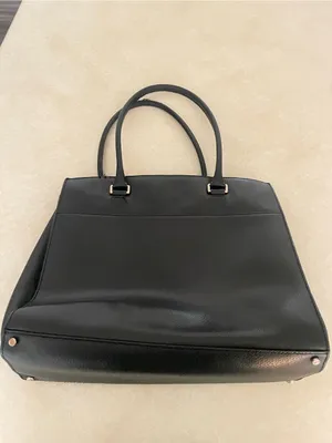 Kate Spade New York Maeve Grove Street Black Leather Tote Bag Purse thumbnail 3