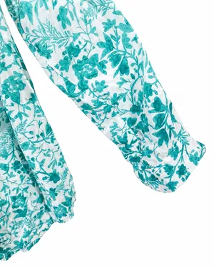827 Maeve Anthropologie Floral Blouse Women X-Small Coastal Boho thumbnail 3