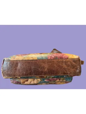 Patricia Nash Floral Leather Crossbody Bag 10x8 thumbnail 3