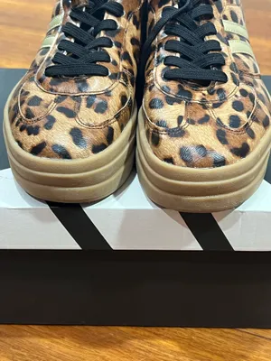 Women’s Leopard print platform Sneakers Brown Size 7 thumbnail 6