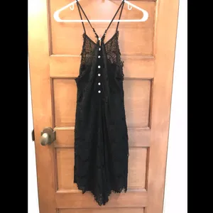 Free People “Shes Got It” Lace Button Back Dress thumbnail 5