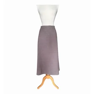 OGL Timeless Flared Maxi Skirt Heather Brown Drawstring Waist XS NWT thumbnail 3