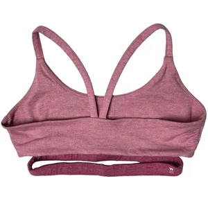We Me Pink Gray Tri Tone Colorblock Workout Yoga Athletic Two Piece Set Size S thumbnail 4