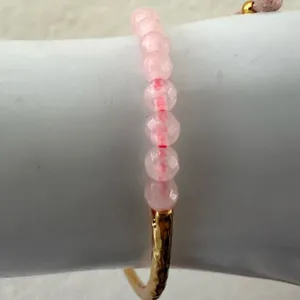 Gorjana Love Rose Quartz Power Gemstone Bracelet thumbnail 3