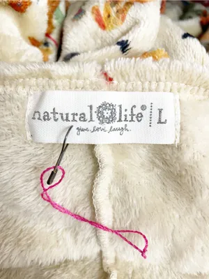 Natural Life Dog Park One Piece Pajamas Large Plush Fleece Dog Print Jumpsuit thumbnail 12