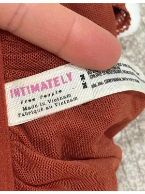 Intimately Free People Bandeau Bralette Rust Strappy Back essential strapless thumbnail 4