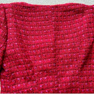 NWOT tweed red dress small 4 thumbnail 2