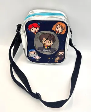 Bioworld Harry Potter Chibi Crossbody Youth‎ Bag Silver Small Wizarding World thumbnail 1