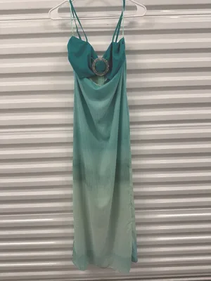 Baobab Aman Maxi Dress Green Eden Womens Size Medium thumbnail 4