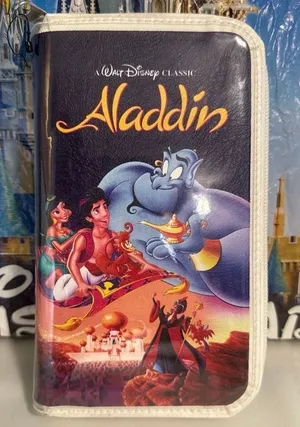 Disney parks D-tech Aladdin VHS case phone wallet thumbnail 1