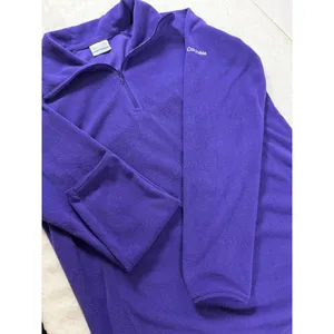 Columbia Sweater Women Medium Purple Pullover Quarter Zip Jacket Ladies Fleece‎ thumbnail 5