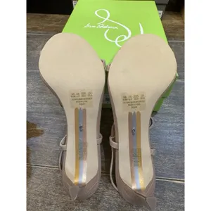 Sam Edelman‎ Doran strappy stiletto heels in a beige Size 9.5 Maple Croc Leather thumbnail 7