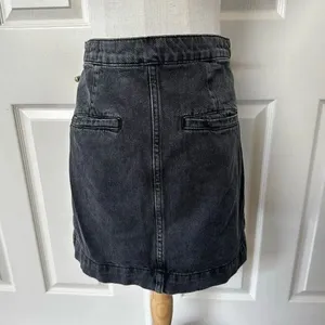 Free People Don’t Get Me Wrong black denim skirt size 27 thumbnail 7