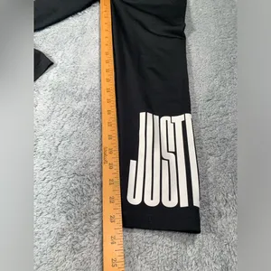 Nike cropped Black Leggings just do it thumbnail 9