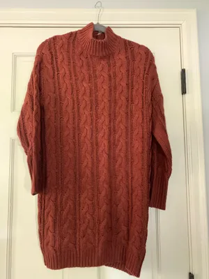 Altard State Cable Knit Sweater Dress thumbnail 1
