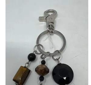 Miche Purse Charm Storm Black Gray Silver Key Chain thumbnail 5