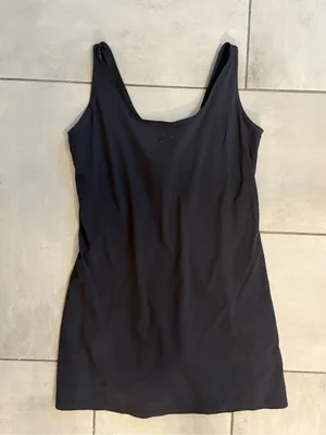 Nike Bliss Luxe Training Dress in Black thumbnail 2