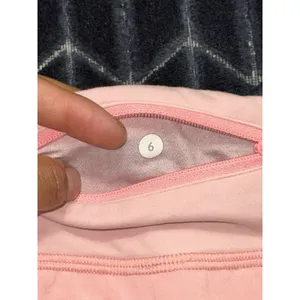 Lululemon Women's Run Time Shorts Athletic Liner Pink Size 6 thumbnail 3