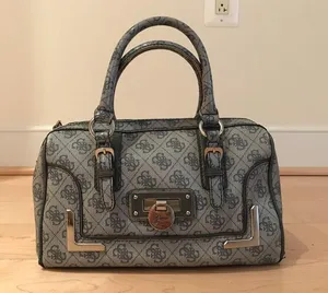 Guess Monogram handbag. One size, canvas thumbnail 1