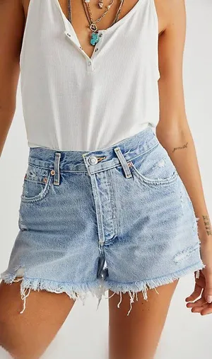 AGOLDE Parker Shorts In Swapmeet NEW WITH TAGS thumbnail 1