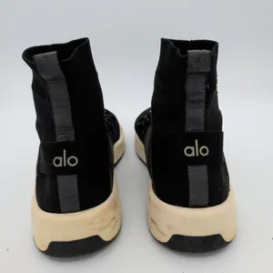 Alo Yoga Wanderer Sneaker Black Knit High Top Sock Fit‎ Women 8 A0058W-BLACK thumbnail 5