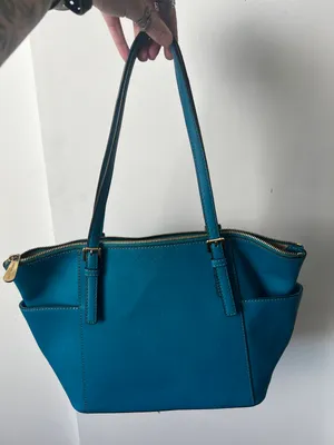 Blue  Satchel Tote thumbnail 2