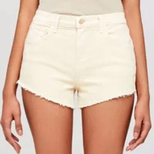 L'AGENCE Women's Audrey Mid Rise Shorts‎ Size 25 New With Tags Vintage White thumbnail 1