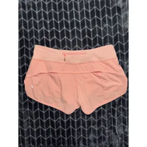 Lululemon Women's Run Time Shorts Athletic Liner Pink Size 6 thumbnail 4