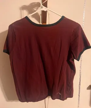 Vans Maroon  Crop Top thumbnail 2