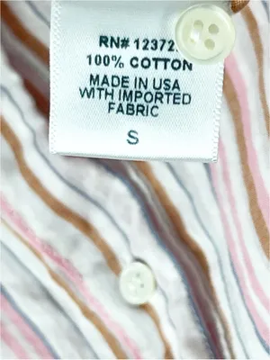 XIRENA Jordy 100% Cotton Striped Long Sleeves Button Down Top Size Small thumbnail 4