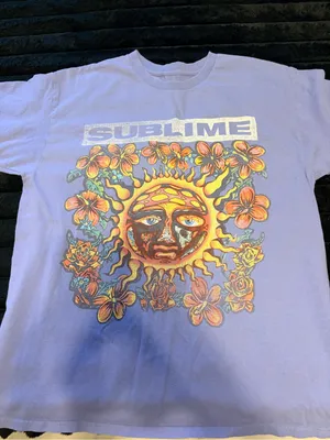 Vintage Sublime Lavender Sun Graphic Tee thumbnail 1
