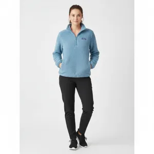 Patagonia Blue Long Sleeve Half Zip Fleece Jacket S thumbnail 6
