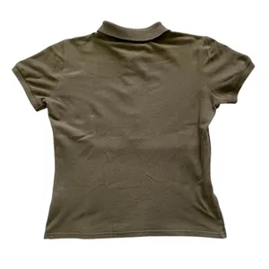 Women’s Olive Green Burberry Polo Shirt Size Medium thumbnail 3