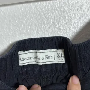 Abercrombie & Fitch‎ Women Black/Navy Blue Wide Leg Pants Pull On size XL thumbnail 4
