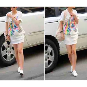 Urban Casual Zebra Dress with Pockets thumbnail 2