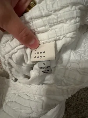 A New Day White Linen Pants Wide-Leg thumbnail 2
