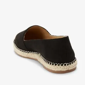 J. Crew | Made in Spain black flat espadrille 7.5 NEW thumbnail 2
