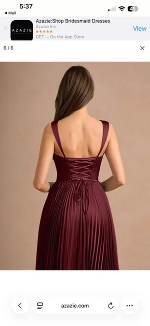 Azazie Wedding Guest Dress thumbnail 5