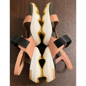 Sorel Kinetic Impact Slingback Sandals Pink Black Chunky Sz 8 Gorpcore Hike Walk thumbnail 5