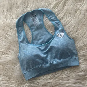Women’s Best Move Seamless Sports Bra Blue Marl Size Medium thumbnail 4