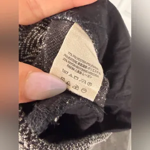 Sz 0 Free People Gray Herringbone Jogger Pants Pleated Trousers $158 MSRP thumbnail 10