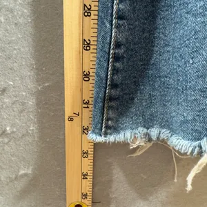 1611 | Wild Fable Super High-Rise Extreme Flare Seamed Jeans Blue Womens‎ 10 thumbnail 4