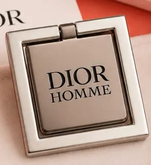 Christian Dior Homme Silver Cell Phone Ring Holder NIB Luxury Designer Tech Accessory thumbnail 1
