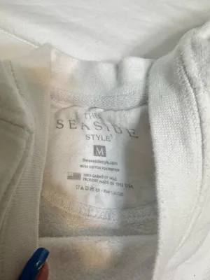 Seaside Comfort Colors Crewneck white thumbnail 2