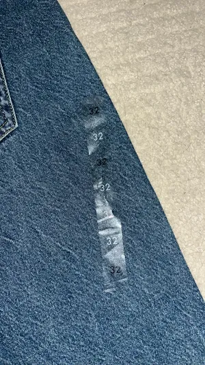 PacSun Indigo Jeans Low-Rise Baggy Short thumbnail 6