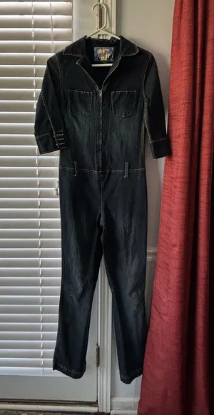 Denim overalls yada yada Black Size M thumbnail 1