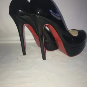Only Maker black & red patent Stiletto Size 7 thumbnail 3