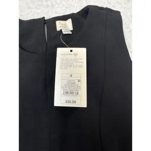 A New Day Womens‎ Sleeveless A-Line Mini Dress Black Size 6 NWT K89M09 thumbnail 3